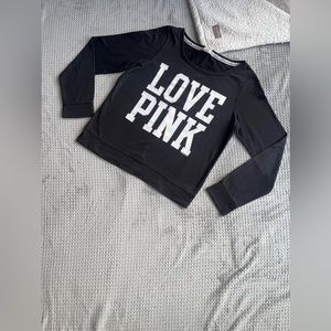 VS PINK Love Pink Crewneck